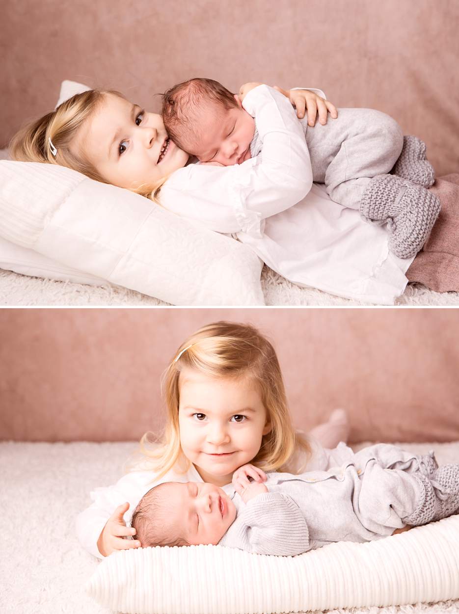 Familienfotoshooting und Neugeborenenfotografie