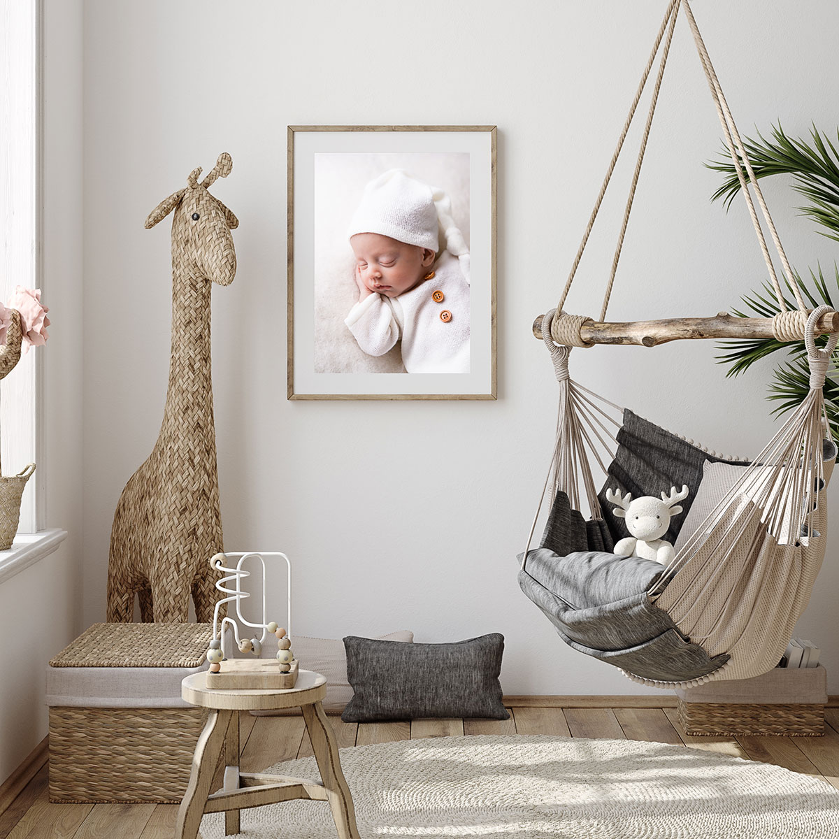 Scandi Boho Style Babyfotografie