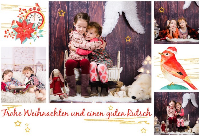 Weihnachtskarte-Fotos