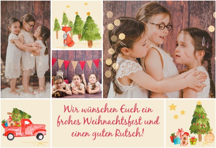 Weihnachtsfotoshooting