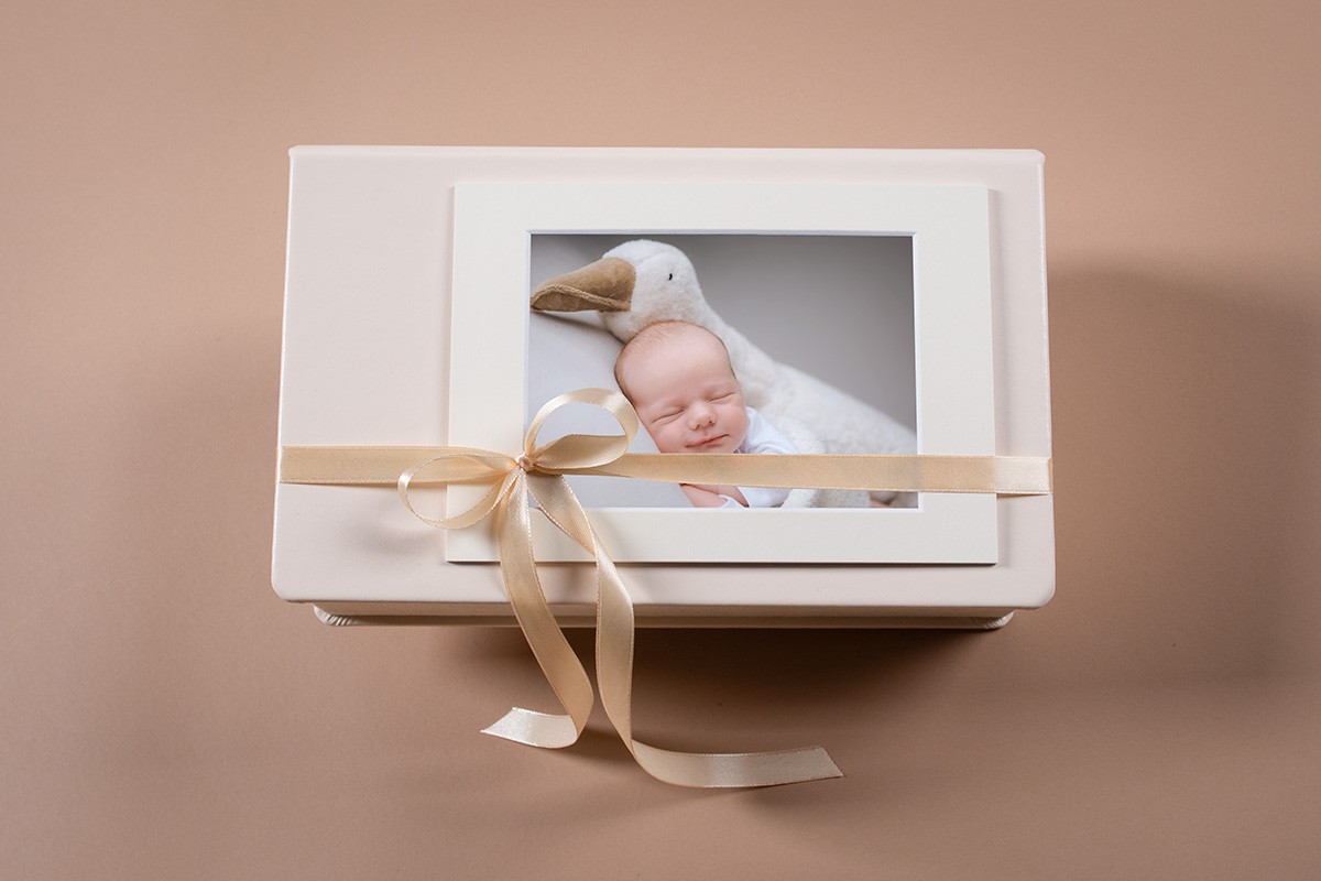 Fotos in Passepartoutbox