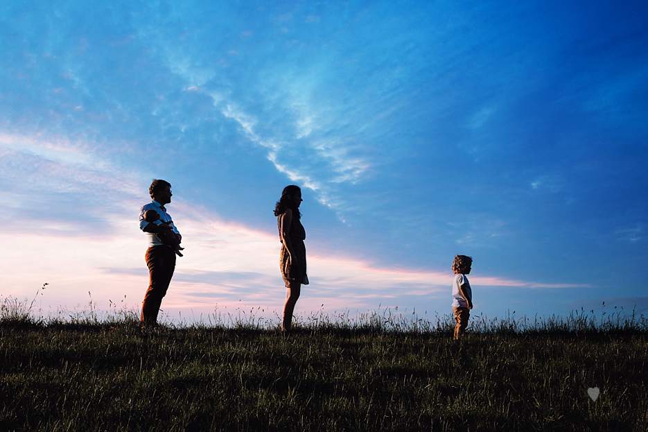 Draußenshooting Neugeborene