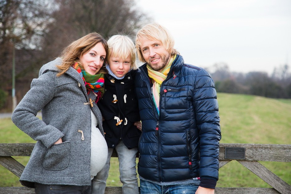 Babybauchfotos mit Kind